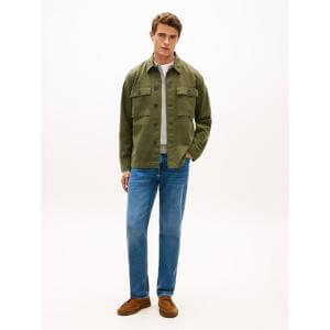 Tommy Hilfiger Textured Washed Sateen Utility Shirt Jacket